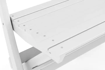 Landet liten soffa utomhus 110x60x89 cm - Träsoffa akacia - Vit - Utemöbler & utemiljö - Utesoffa - Trädgårdssoffa