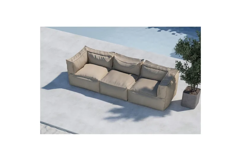 Loungegrupp Rambo 2+1 - Utemöbler & utemiljö - Utesoffa - Trädgårdssoffa