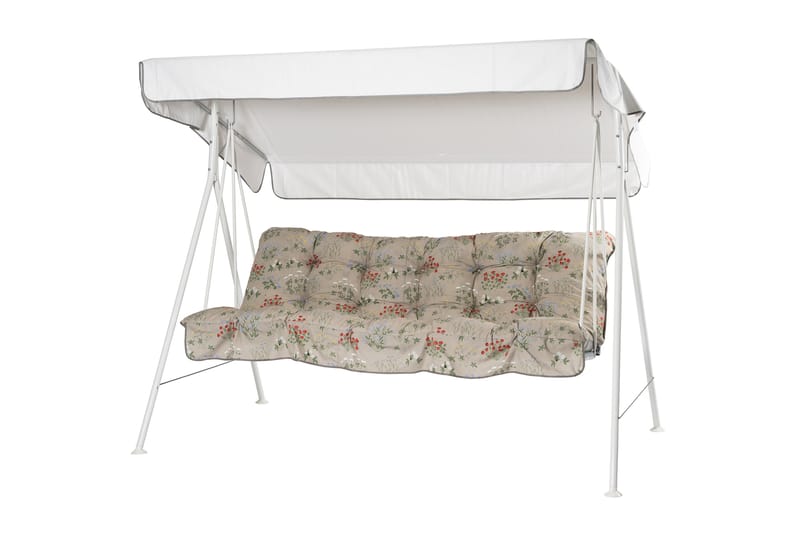 Riviera Komplett Hammock 190 cm - Vit/Blommig - Utemöbler & utemiljö - Utesoffa - Hammock