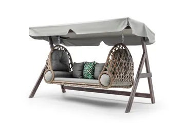 Saltanat Komplett Hammock 263 cm - Grå - Utemöbler & utemiljö - Utesoffa - Hammock