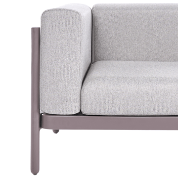 Soffa utomhus 2-Sits Ferretti - Grå/Beige - Utemöbler & utemiljö - Utesoffa