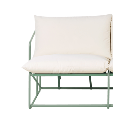 Soffa utomhus 2-Sits Ponte - Grön/Beige - Utemöbler & utemiljö - Utesoffa