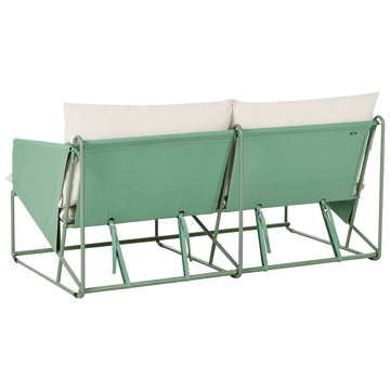 Soffa utomhus 2-Sits Ponte - Grön/Beige - Utemöbler & utemiljö - Utesoffa