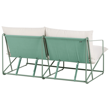 Soffa utomhus 2-Sits Ponte - Grön/Beige - Utemöbler & utemiljö - Utesoffa