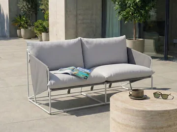 Soffa utomhus 2-Sits Ponte - Grå - Utemöbler & utemiljö - Utesoffa