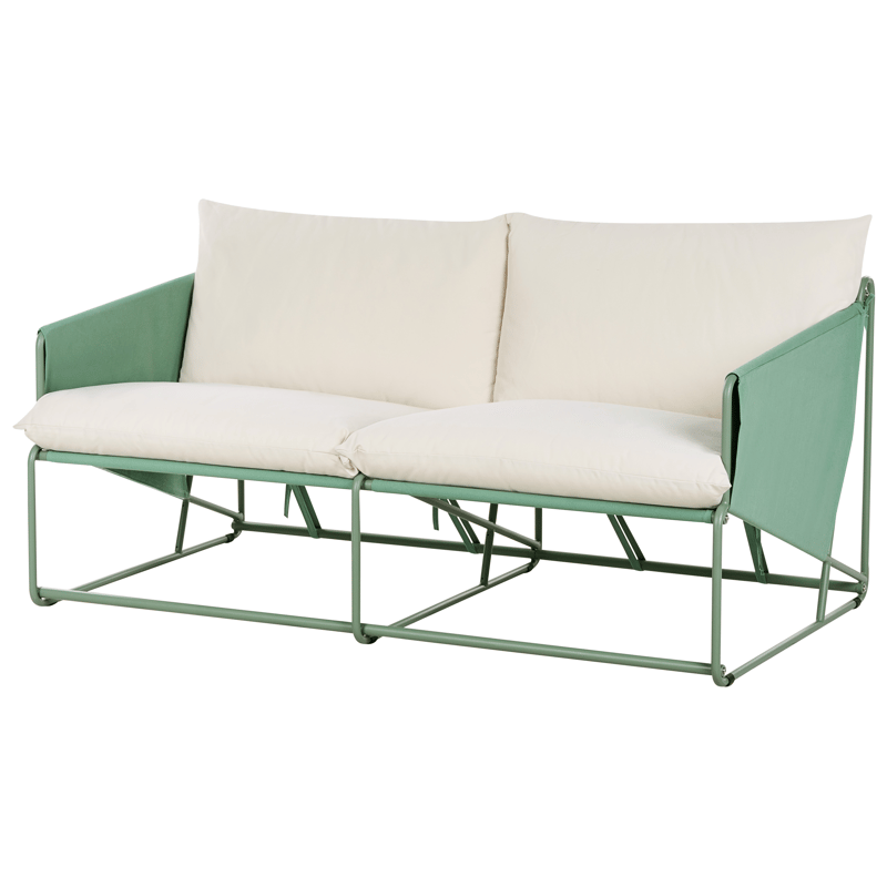 Soffa utomhus 2-Sits Ponte - Grön/Beige - Utemöbler & utemiljö - Utesoffa