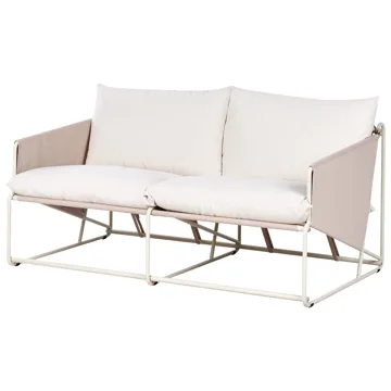 Soffa utomhus 2-Sits Ponte - Taupe/Beige - Utemöbler & utemiljö - Utesoffa