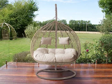 Tavero Hängstol utomhus - beige - Utemöbler & utemiljö - Utesoffa - Hängsoffa