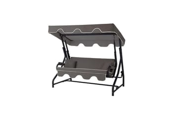 Trädgårds Trippel Gungstol Colomieuan Antracit - Antracit - Utemöbler & utemiljö - Utesoffa - Hängsoffa