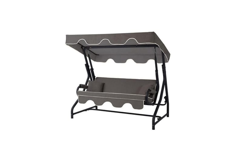 Trädgårds Trippel Gungstol Colomieuan Antracit - Antracit - Utemöbler & utemiljö - Utesoffa - Hängsoffa