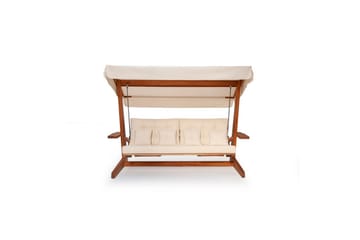 Trädgårds Trippel Gungstol Dasina Natur / Beige - Natur / Beige - Utemöbler & utemiljö - Utesoffa - Hängsoffa