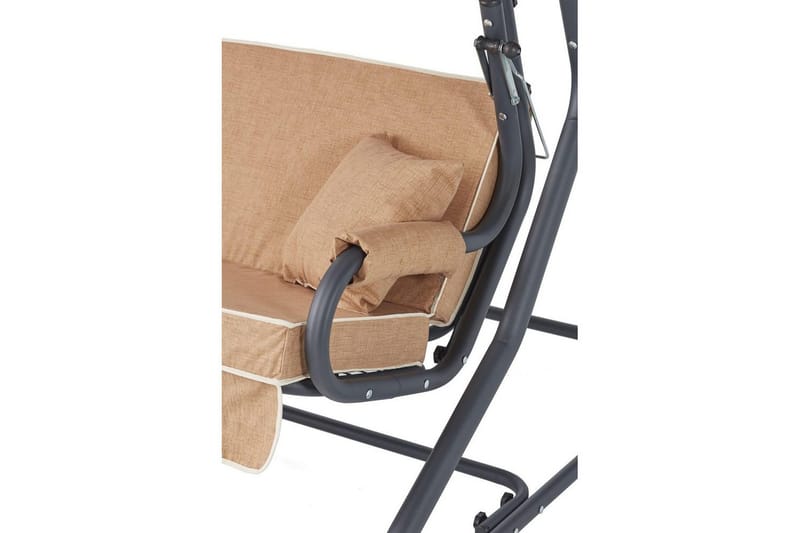 Trädgårds Trippel Gungstol Gowanda (200 x 165 x 110 cm) Beige - Beige - Utemöbler & utemiljö - Utesoffa - Hammock