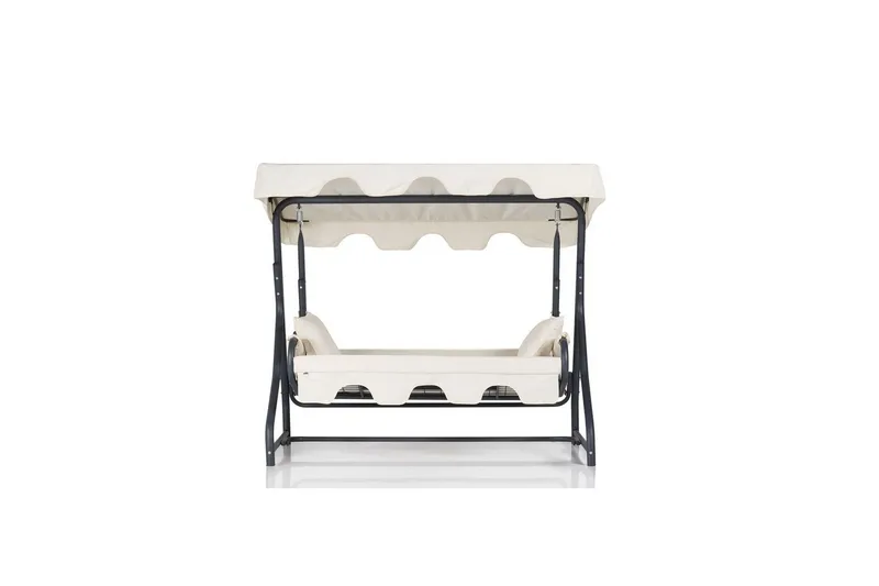 Trädgårds Trippel Gungstol Gowanda (200 x 165 x 110 cm) Vit - Vit - Utemöbler & utemiljö - Utesoffa - Hammock