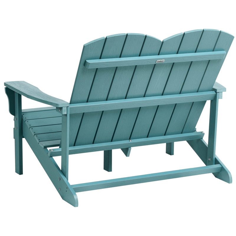 Trädgårdsbänk Adirondack 125 cm - Blå - Utemöbler & utemiljö - Utesoffa - Trädgårdsbänk & utebänk