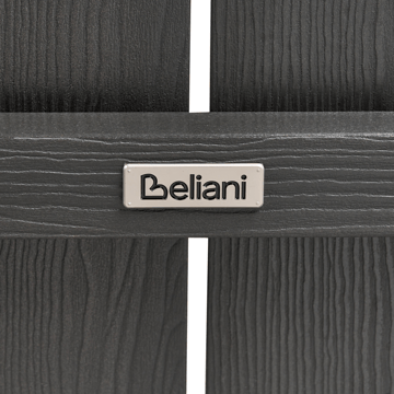 Trädgårdsbänk Adirondack 125 cm - Grå - Utemöbler & utemiljö - Utesoffa - Trädgårdsbänk & utebänk