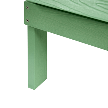 Trädgårdsbänk Adirondack 125 cm - Grön - Utemöbler & utemiljö - Utesoffa - Trädgårdsbänk & utebänk