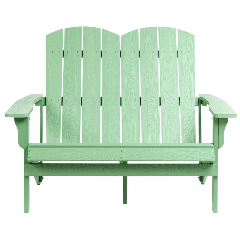 Trädgårdsbänk Adirondack 125 cm - Grön - Utemöbler & utemiljö - Utesoffa - Trädgårdsbänk & utebänk
