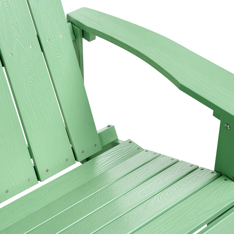 Trädgårdsbänk Adirondack 125 cm - Grön - Utemöbler & utemiljö - Utesoffa - Trädgårdsbänk & utebänk