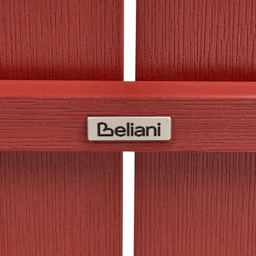 Trädgårdsbänk Adirondack 125 cm - Röd - Utemöbler & utemiljö - Utesoffa - Trädgårdsbänk & utebänk