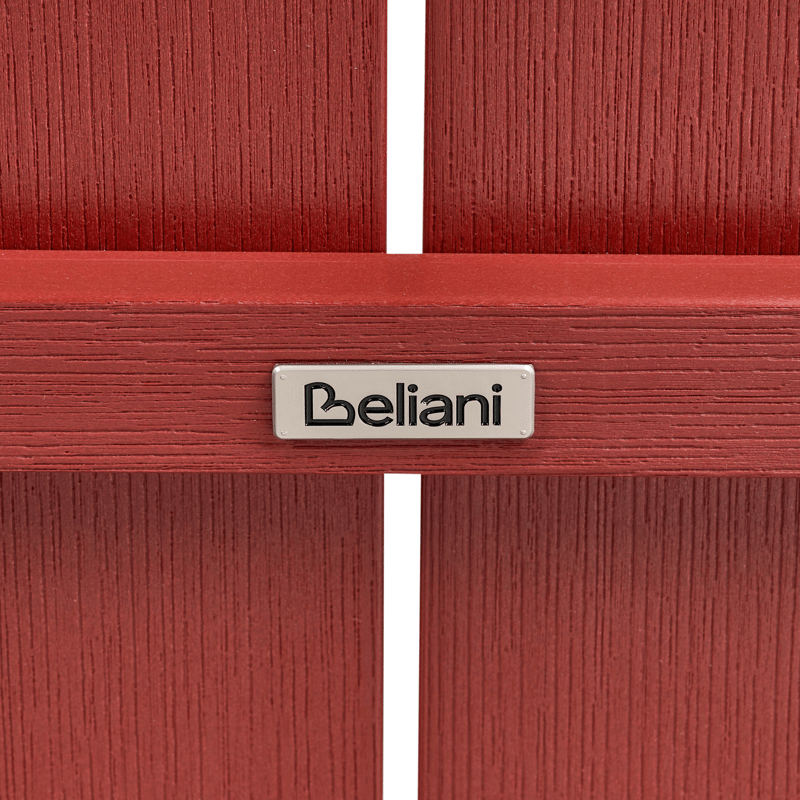 Trädgårdsbänk Adirondack 125 cm - Röd - Utemöbler & utemiljö - Utesoffa - Trädgårdsbänk & utebänk