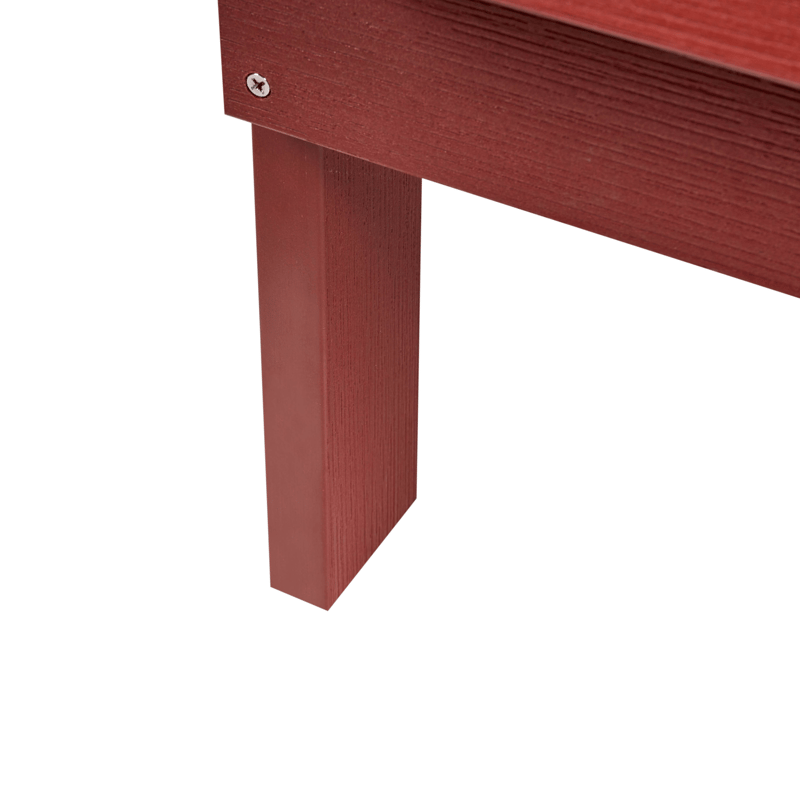 Trädgårdsbänk Adirondack 125 cm - Röd - Utemöbler & utemiljö - Utesoffa - Trädgårdsbänk & utebänk