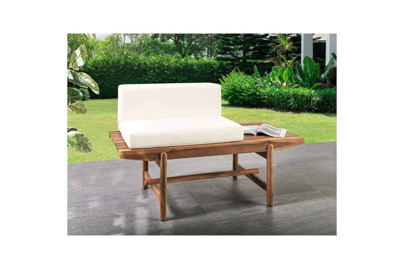 Trädgårdsbänk Giaveno - 135x65x84 cm - Utemöbler & utemiljö - Utesoffa - Trädgårdsbänk & utebänk