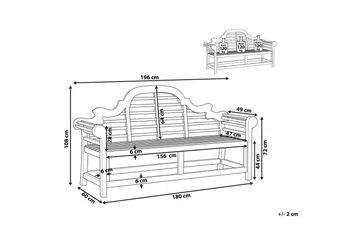 Trädgårdsbänk Marlboro - Utemöbler & utemiljö - Utesoffa - Trädgårdsbänk & utebänk