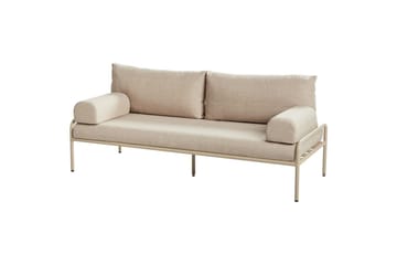 Trädgårdsbänk med dyna Solofra - Utemöbler & utemiljö - Utesoffa - Trädgårdssoffa