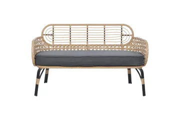 Trädgårdsbänk med dyna Pratello - Utemöbler & utemiljö - Utesoffa - Trädgårdssoffa