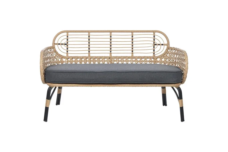 Trädgårdsbänk med dyna Pratello