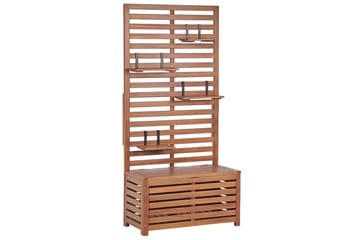 Trädgårdsbänk med väggpanel Matino - Utemöbler & utemiljö - Utesoffa - Trädgårdsbänk & utebänk