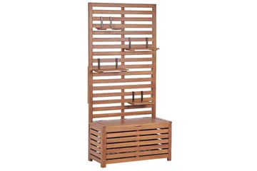 Trädgårdsbänk med väggpanel Matino - Utemöbler & utemiljö - Utesoffa - Trädgårdsbänk & utebänk