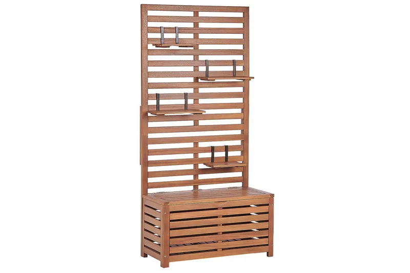 Trädgårdsbänk med väggpanel Matino - Utemöbler & utemiljö - Utesoffa - Trädgårdsbänk & utebänk