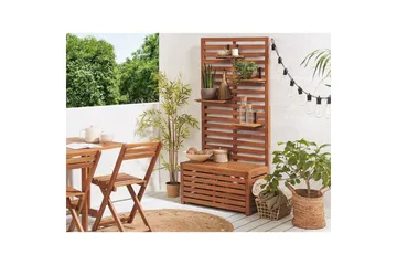 Trädgårdsbänk med väggpanel Matino - Utemöbler & utemiljö - Utesoffa - Trädgårdsbänk & utebänk