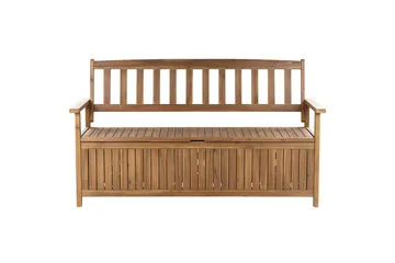 Trädgårdsbänk Sovana Ljus trä - Ljus trä - Utemöbler & utemiljö - Utesoffa - Trädgårdsbänk & utebänk