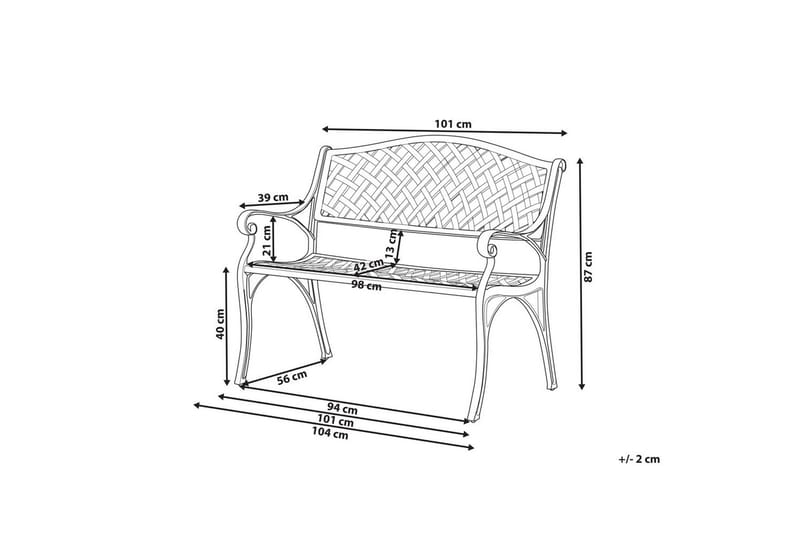 Trädgårdsbänk Staggia - Utemöbler & utemiljö - Utesoffa - Trädgårdsbänk & utebänk