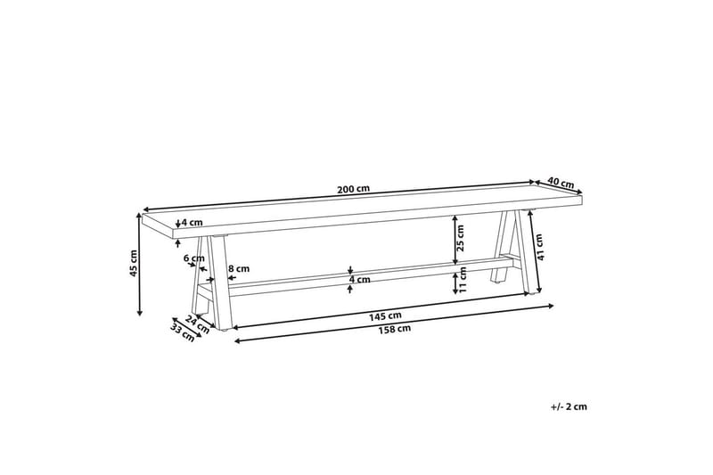 Trädgårdsbänk Tonnare - Utemöbler & utemiljö - Utesoffa - Trädgårdsbänk & utebänk