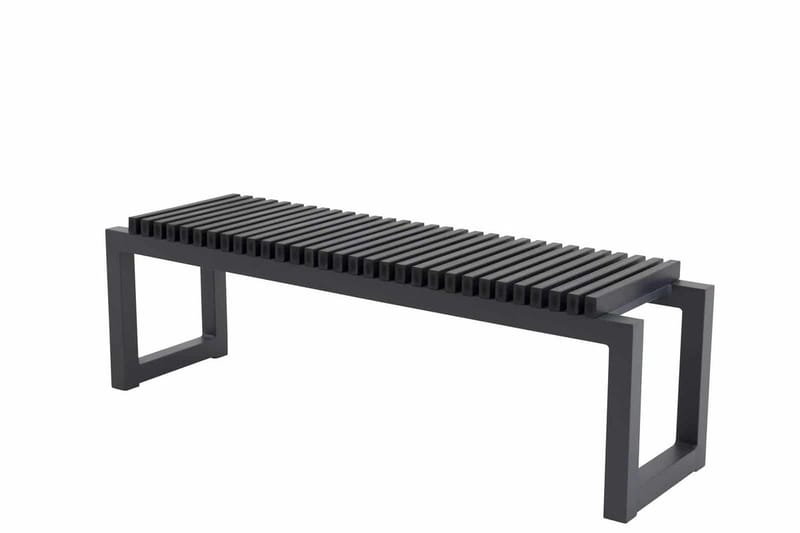 Athena Bänk Utomhus 140 cm - Svart - Utemöbler & utemiljö - Utesoffa - Trädgårdsbänk & utebänk