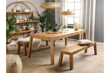 Coteto 3-sits Sittbänk Utomhus 160 cm - Akacia - Utemöbler & utemiljö - Utesoffa - Trädgårdsbänk & utebänk