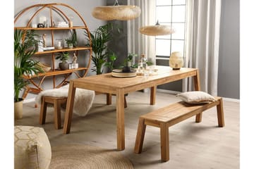 Coteto 3-sits Sittbänk Utomhus 160 cm - Akacia - Utemöbler & utemiljö - Utesoffa - Trädgårdsbänk & utebänk