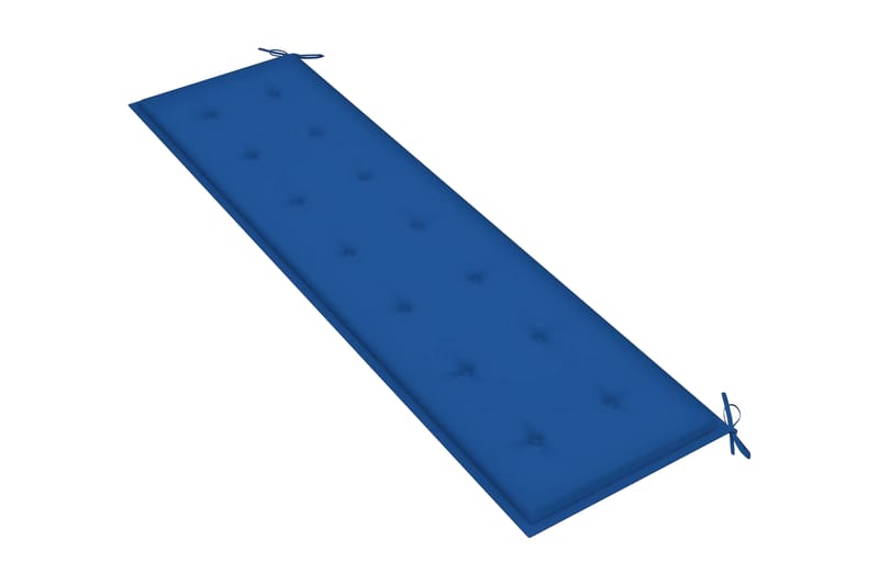 Dyna till trädgårdsbänk kungsblå 180x50x4 cm tyg - Royalblå - Soffdyna & bänkdyna utemöbler