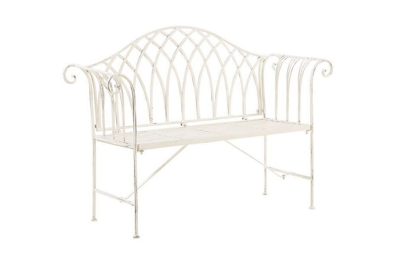 Estadilla Trädgårdsbänk - Vit - Utemöbler & utemiljö - Utesoffa - Trädgårdsbänk & utebänk