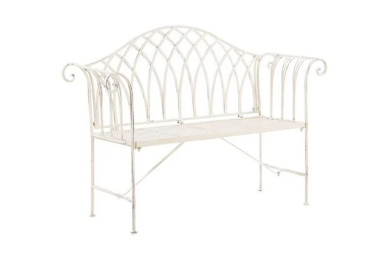 Estadilla Trädgårdsbänk - Vit - Utemöbler & utemiljö - Utesoffa - Trädgårdsbänk & utebänk
