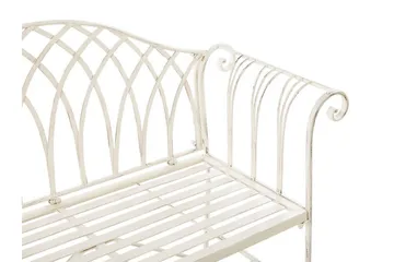 Estadilla Trädgårdsbänk - Vit - Utemöbler & utemiljö - Utesoffa - Trädgårdsbänk & utebänk