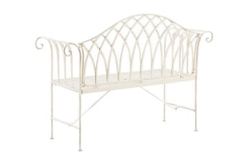 Estadilla Trädgårdsbänk - Vit - Utemöbler & utemiljö - Utesoffa - Trädgårdsbänk & utebänk