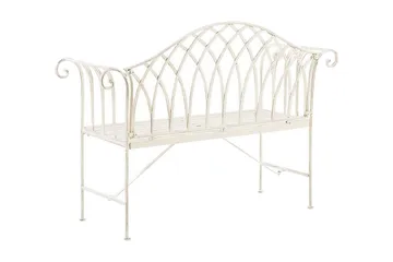 Estadilla Trädgårdsbänk - Vit - Utemöbler & utemiljö - Utesoffa - Trädgårdsbänk & utebänk