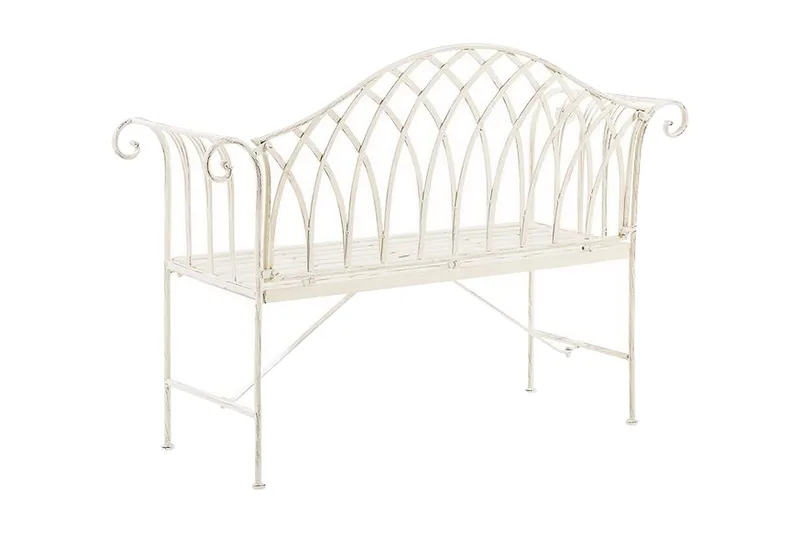 Estadilla Trädgårdsbänk - Vit - Utemöbler & utemiljö - Utesoffa - Trädgårdsbänk & utebänk
