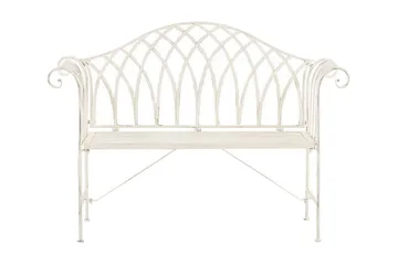 Estadilla Trädgårdsbänk - Vit - Utemöbler & utemiljö - Utesoffa - Trädgårdsbänk & utebänk