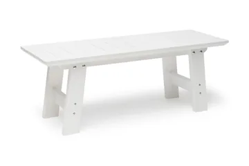 Hillerstorp Bullerö Bänk Utomhus 2-sits Furu - Vitlaserad - Utemöbler & utemiljö - Utesoffa - Trädgårdsbänk & utebänk