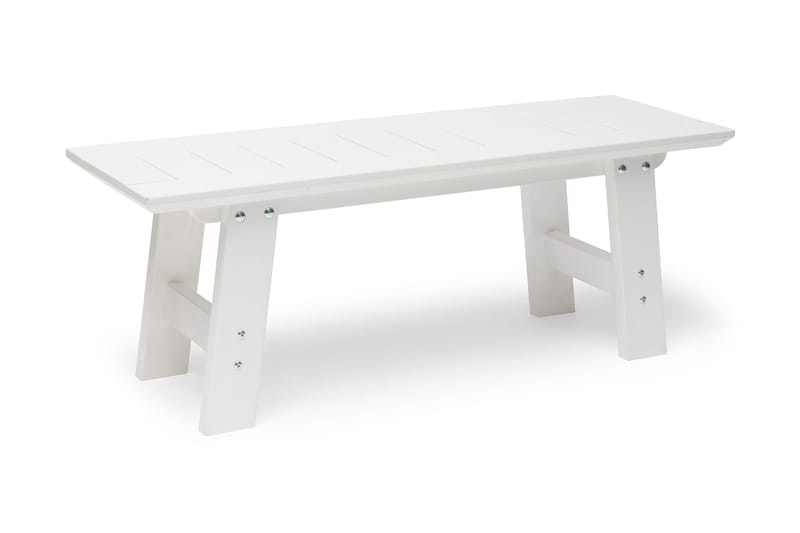 Hillerstorp Bullerö Bänk Utomhus 2-sits Furu, Vitlaserad